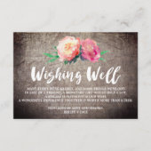 Rustige, blote, Bouquet bruiloftsgoed Informatiekaartje (Voorkant)