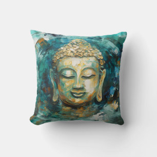 Rustige Boeddha Aura Spirituele kunst Kussen