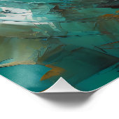 Rustige Boeddha Aura Spirituele kunst Perfect Poster (Hoek)