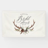 Rustige boerderij botanisch script vrijgezellenfee spandoek (Horizontaal)