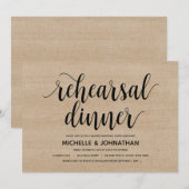 Rustige Boerderij huwelijksrepetitie Kaart (Voorkant / Achterkant)