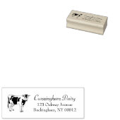 Rustige Boerderij LandzuivelKoe Rubberstempel (Gestempeld)