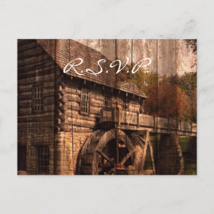 rustige boerderij - oude boerderij uit barnenland  uitnodiging briefkaart