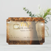 Rustige Boom RSVP Kaart (Staand voorkant)