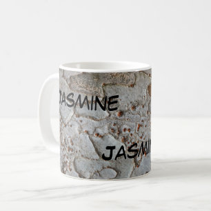 Rustige boomschors Natuur Abstract patroon foto fo Koffiemok