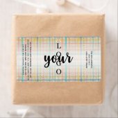 Rustige borduurwerk - Sjabloon zeep - label (Insitu)