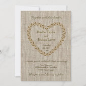 Rustige, borrelhartretatie-uitnodiging kaart (Voorkant)