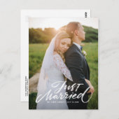 Rustige borstel die enkel gehuwde verticale Foto l Briefkaart (Voorkant / Achterkant)