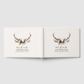 Rustige botanische bruinkoolzetplank gastenboek (Volledig)