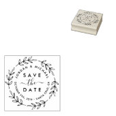 Rustige botanische wiskunde en script sparen de da 	rubberstempel (Gestempeld)