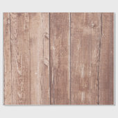 Rustige Bramble Wood Planks ontkoppelen Cadeaupapier (Vlak)