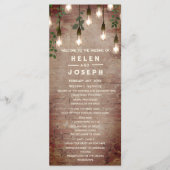 Rustige Brick  Lightbulbs Weddenschap Programma (Voorkant)