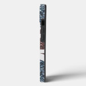 Rustige Britse vlag rode blauwe sparkles Case-Mate iPhone Case (Achterkant / Links)