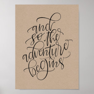 rustige bruiloft - en dus begint het avontuur poster