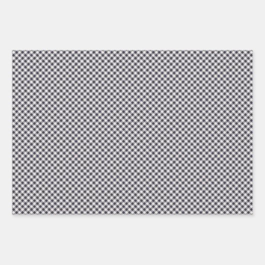 Rustige buffelpatroon drie bij elkaar inpakpapier vel (Voorkant 3)