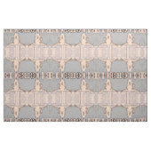  Rustige Bull Skull Grey Beige Western Stof (Fat Quarter)