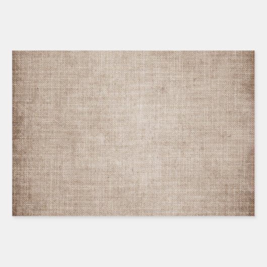 Rustige Burlap Green Polka Dots Stripes Solid Inpakpapier Vel (Voorkant)