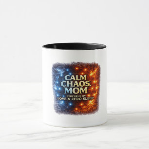 Rustige Chaos Moeder Mok, Grappige Moeder Koffieko Mok