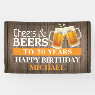 Rustige Cheers and Beers Happy 70th Birthday Sinaa Spandoek