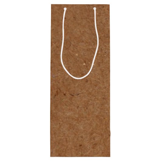 Rustige chocolade en wijnfles wijn cadeautas (Achterkant)