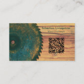 Rustige Circulaire Zw Code van het Hout van de Won Visitekaartje (Voorkant)