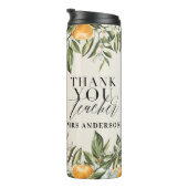 Rustige citrusvruchten oranje botanisch bedankt le thermosbeker (Geroteerd rechts)