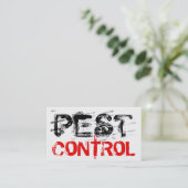 Rustige controle visitekaartje (Staand voorkant)