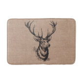 Rustige Deer Antlers Badmat (Voorkant)