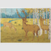 Rustige  deer Texture Decoupage Tissuepapier (Voorkant)