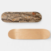 Rustige dennenbast textuur skateboard (Horizontaal)
