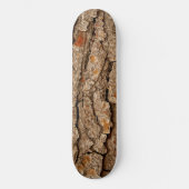 Rustige dennenbast textuur skateboard (Voorkant)