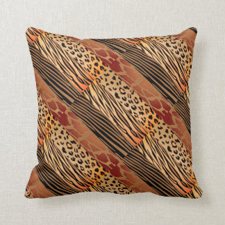 Rustige dierenpatchwork Zebra Stripe Pillow Kussen