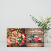 Rustige  driekwartsfoto 8x4 feestdagenkaart (Staand voorkant)