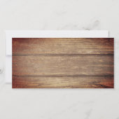 Rustige  driekwartsfoto 8x4 feestdagenkaart (Achterkant)