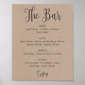 Rustige drinken met eenvoudige trouwalcohol poster (Voorkant)