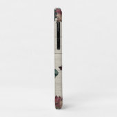 Rustige Dusty Blue Pumpkin laat grijs hout vallen Case-Mate iPhone Case (Achterkant/links)