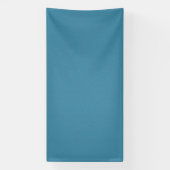 Rustige & eenvoudige Blauwe linnen gestructureerde Spandoek (Verticaal)