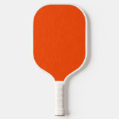 Rustige & eenvoudige oranje textuur achtergrond pickleball paddle (Voorkant)