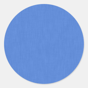 Rustige & eenvoudige visuele blauwe gestructureerd ronde sticker