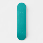 Rustige & eenvoudige visuele turquoise gestructure skateboard (Voorkant)
