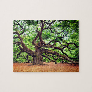 Rustige eikenboom legpuzzel
