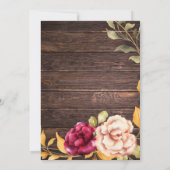 Rustige Elegant Surprise Birthday Party Kaart (Achterkant)