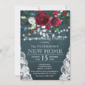 Rustige elegant winterfeest kaart (Voorkant)