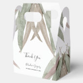 Rustige elyptusbruistocht bedankdoosjes (Geopend)