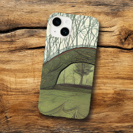 Rustige en vredige camping scene Case-Mate iPhone 14 hoesje