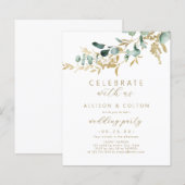Rustige eucalyptus greenery boho (Voorkant / Achterkant)