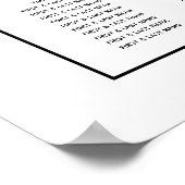 Rustige eucalyptus Leaves Wedding Seding Chart Poster (Hoek)