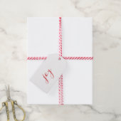 Rustige Farmhouse Craft Paper JY-kerstmis Cadeaulabel (Met Touw)