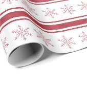 Rustige Farmhouse Red, Franse schoppenschaar Cadeaupapier (Rol Hoek)