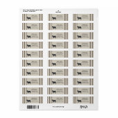 Rustige Farmhouse Style Sheep Grey Black Labels (Full Sheet)